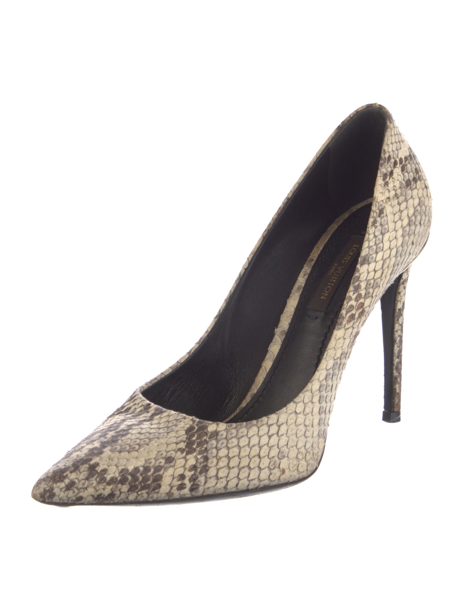 Louis Vuitton Eyeline Python Pumps